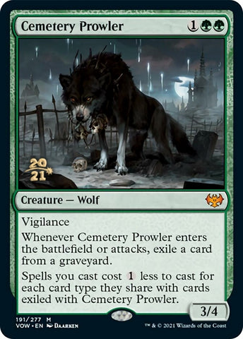 Image for Cemetery Prowler (191) [Prerelease Cards]