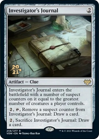 Image for Investigator's Journal (258) [Prerelease Cards]