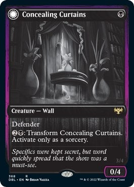 Image for Concealing Curtains (368) [Innistrad: Double Feature]