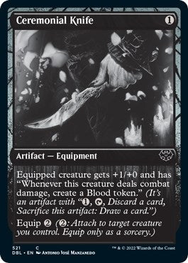 Image for Ceremonial Knife (521) [Innistrad: Double Feature]