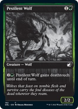 Image for Pestilent Wolf (192) [Innistrad: Double Feature]