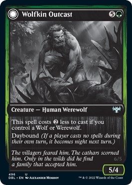 Image for Wolfkin Outcast (496) [Innistrad: Double Feature]