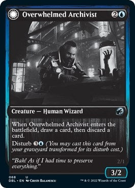 Image for Overwhelmed Archivist (68) [Innistrad: Double Feature]