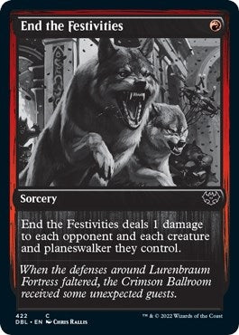 Image for End the Festivities (422) [Innistrad: Double Feature]