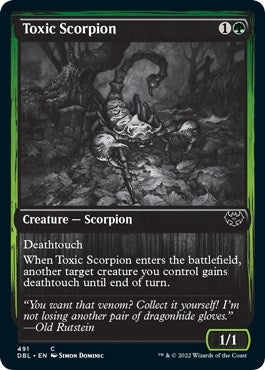 Image for Toxic Scorpion (491) [Innistrad: Double Feature]
