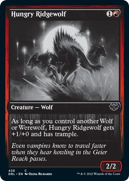 Image for Hungry Ridgewolf (428) [Innistrad: Double Feature]