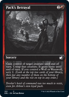 Image for Pack's Betrayal (153) [Innistrad: Double Feature]
