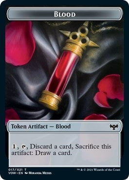 Image for Blood // Vampire (007) Double-Sided Token (17 // 7) [Innistrad: Crimson Vow]