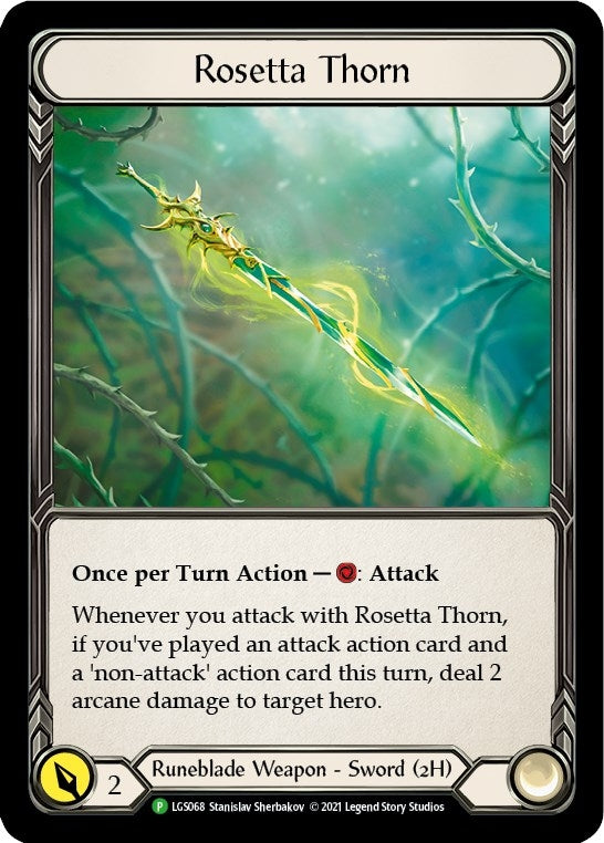 Image for Rosetta Thorn - LGS068 (LGS068) (Flesh and Blood: Promo Cards) - Flesh and Blood TCG