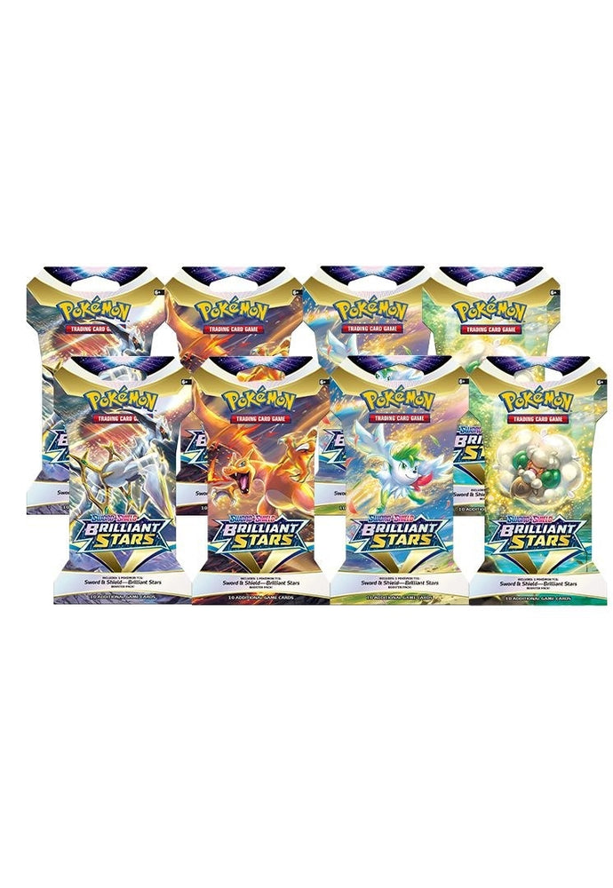 Brilliant Stars Sleeved Booster Pack Bundle [Set of 8] [SWSH09: Brilliant Stars]