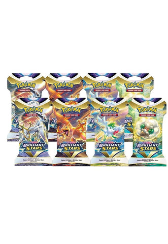Brilliant Stars Sleeved Booster Pack Bundle [Set of 8] [SWSH09: Brilliant Stars]