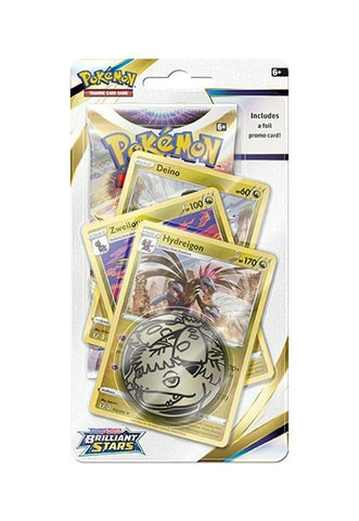 Brilliant Stars Premium Checklane Blister [Hydreigon] [SWSH09: Brilliant Stars]