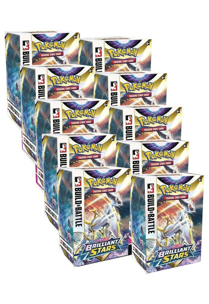 Brilliant Stars Build & Battle Box Display [SWSH09: Brilliant Stars]
