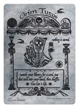 Image for Grim Tutor (Silver Laminate) (365) [Secret Lair Drop Series]