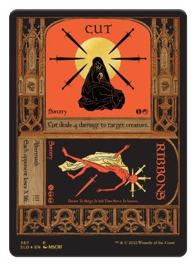 Image for Cut // Ribbons (Foil Etched) (Gold) (367) [Secret Lair Drop Series]