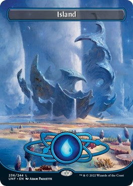 Image for Island (236) (Borderless) (236) [Unfinity]