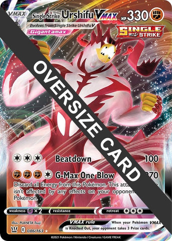Image for Single Strike Urshifu VMAX (086/163) - Pokemon