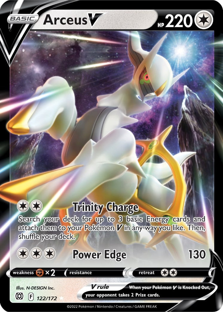 Image for Arceus V (122/172) [SWSH09: Brilliant Stars]