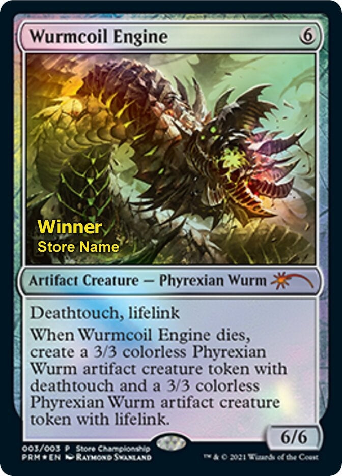 Image for Wurmcoil Engine (Winner) (3) [Game Day & Store Championship Promos]