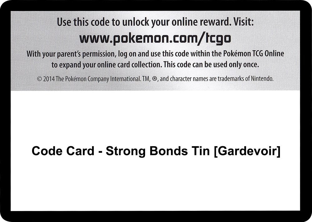 Image for Code Card - Strong Bonds Tin [Gardevoir] - Pokemon