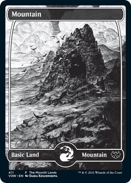 Image for Mountain (Moonlit Land) (Foil Etched) (411) [WPN & Gateway Promos]