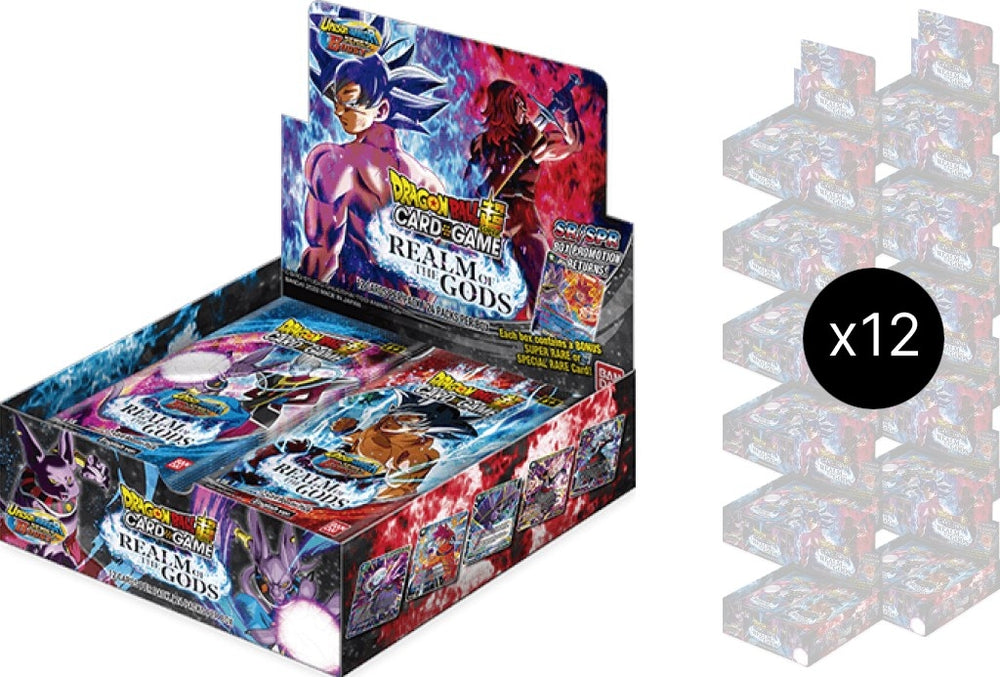 Image for Realm of the Gods Booster Box Case - Dragon Ball Super: Masters