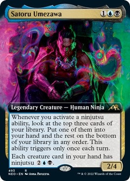 Image for Satoru Umezawa (Extended Art) (493) [Kamigawa: Neon Dynasty]