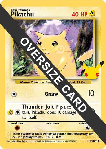 Image for Pikachu (58/102) [Jumbo Cards]