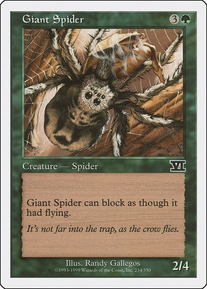 Image for Giant Spider (234) [Classic Sixth Edition]