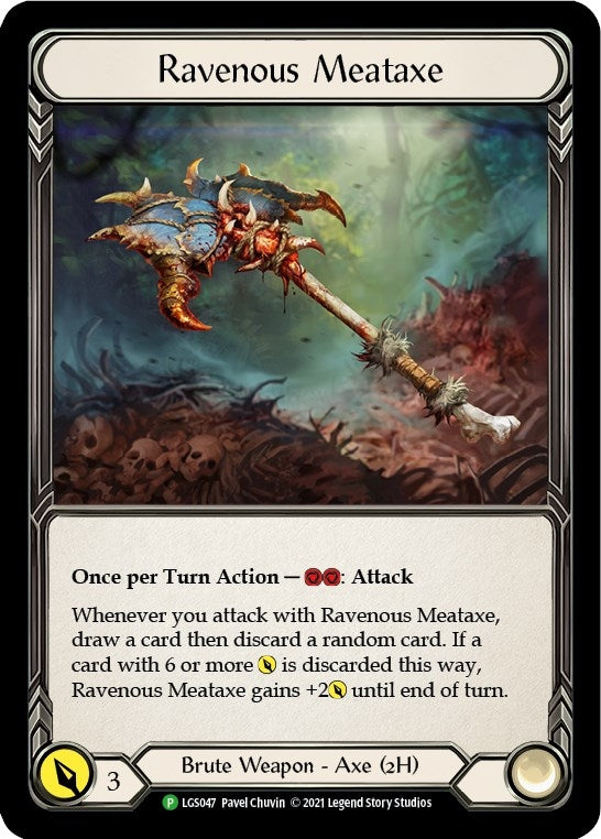Image for Ravenous Meataxe - LGS047 (LGS047) (Flesh and Blood: Promo Cards) - Flesh and Blood TCG