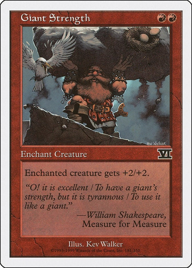 Image for Giant Strength (181) [Classic Sixth Edition]