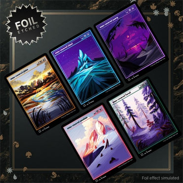 Image for Secret Lair Drop: PixelSnowLands.jpg - Foil Etched Edition [Secret Lair Drop Series]