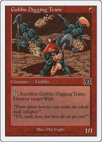 Image for Goblin Digging Team (182) [Classic Sixth Edition]