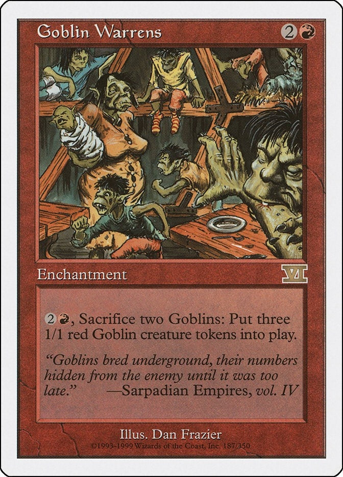Image for Goblin Warrens (187) [Classic Sixth Edition]