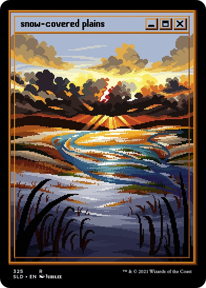 Image for Snow-Covered Plains (PixelSnowLands.jpg) (325) [Secret Lair Drop Series]