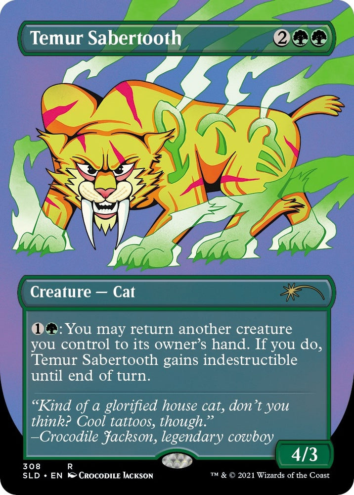 Image for Temur Sabertooth (308) [Secret Lair Drop Series]