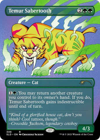 Image for Temur Sabertooth (Foil Etched) (308) [Secret Lair Drop Series]