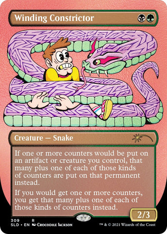 Image for Winding Constrictor (Foil Etched) (309) [Secret Lair Drop Series]