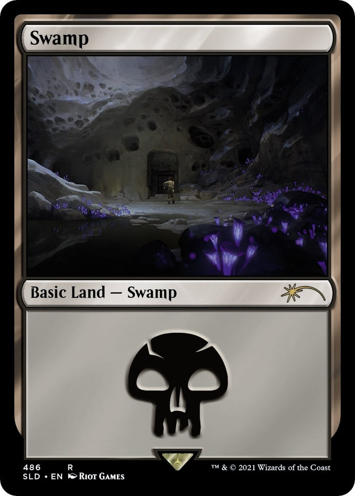 Image for Swamp (Secret Lair x Arcane: Lands) (486) [Secret Lair Drop Series]