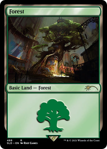 Image for Forest (Secret Lair x Arcane: Lands) (488) [Secret Lair Drop Series]