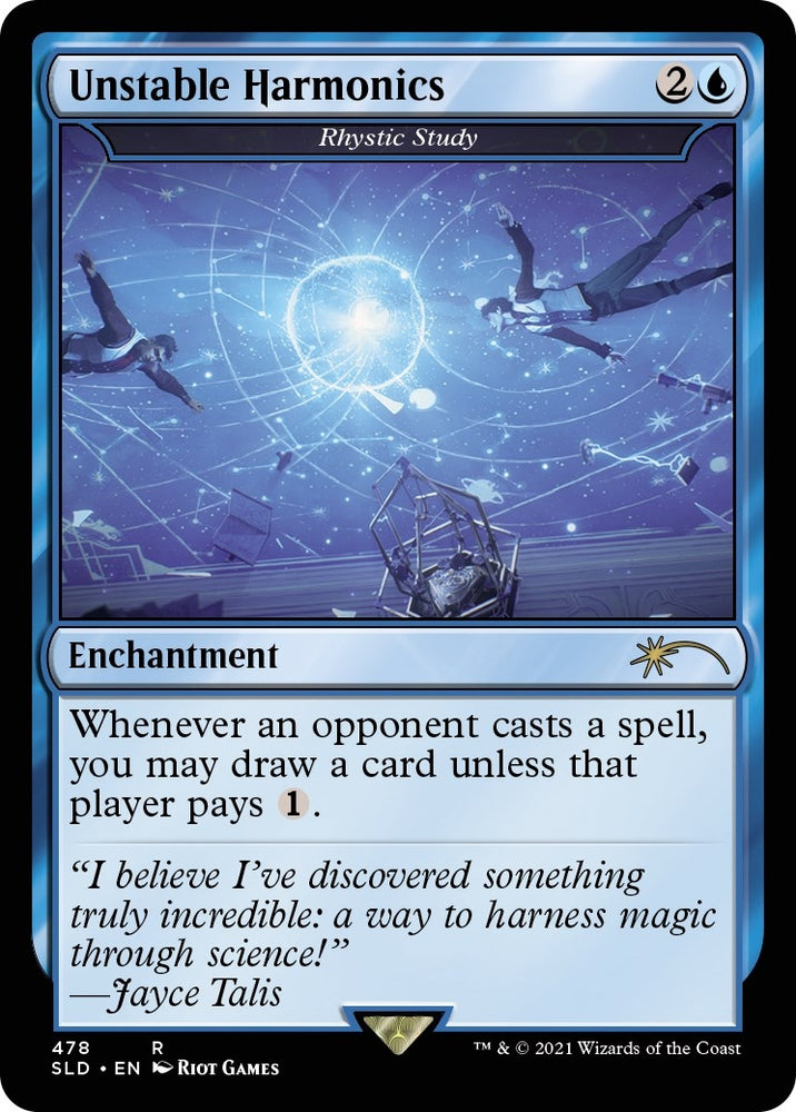 Image for Unstable Harmonics - Rhystic Study (478) [Secret Lair Drop Series]