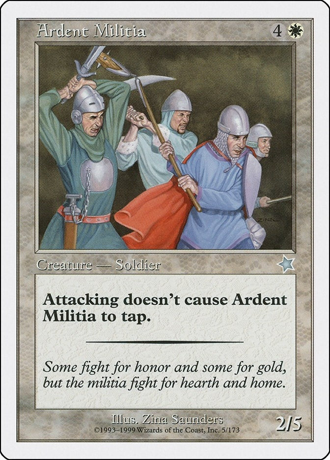 Image for Ardent Militia (5) [Starter 1999]