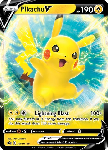 Image for Pikachu V - SWSH198 (SWSH198) [SWSH: Sword & Shield Promo Cards]