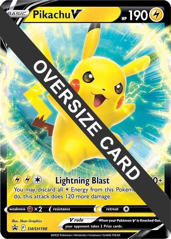 Image for Pikachu V (SWSH198) [Jumbo Cards]