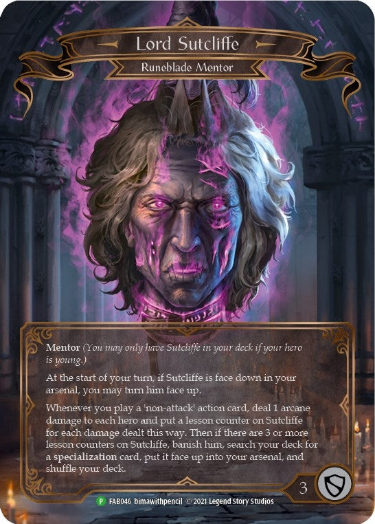 Image for Lord Sutcliffe - FAB046 (FAB046) (Flesh and Blood: Promo Cards) - Flesh and Blood TCG