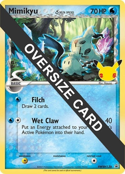 Image for Mimikyu (Delta Species) (SWSH136) [Jumbo Cards]