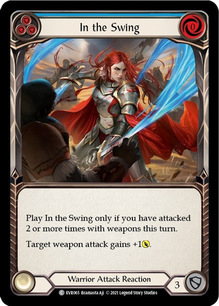 Image for In the Swing (Blue) (EVR065) (Everfest) - Flesh and Blood TCG