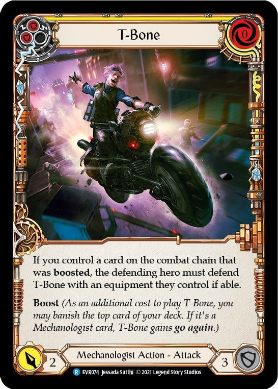 Image for T-Bone (Yellow) (EVR074) (Everfest) - Flesh and Blood TCG