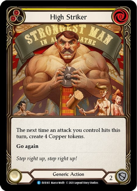 Image for High Striker (Yellow) (EVR165) (Everfest) - Flesh and Blood TCG