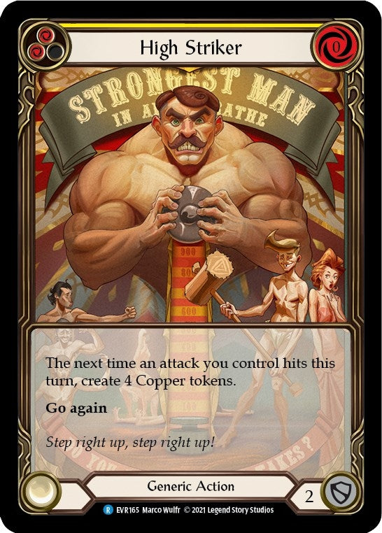 Image for High Striker (Yellow) (Extended Art) (EVR165) (Everfest) - Flesh and Blood TCG